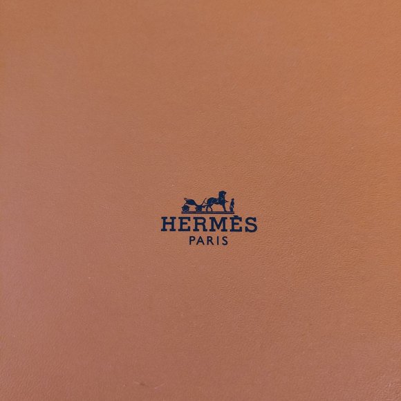 Hermes Paris Orange Box ~13.5" x ~13.5" (Box #ZY732) - Picture 1 of 13